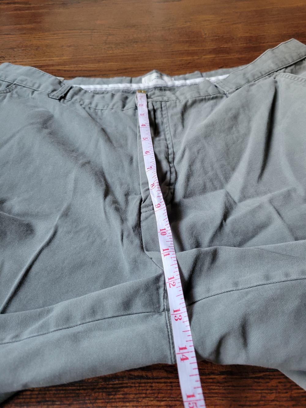 Dockers Front Flat Relaxed Fit Cargo Shorts Mens 40 Green Khaki Casual, Workwear - Picture 8 of 15